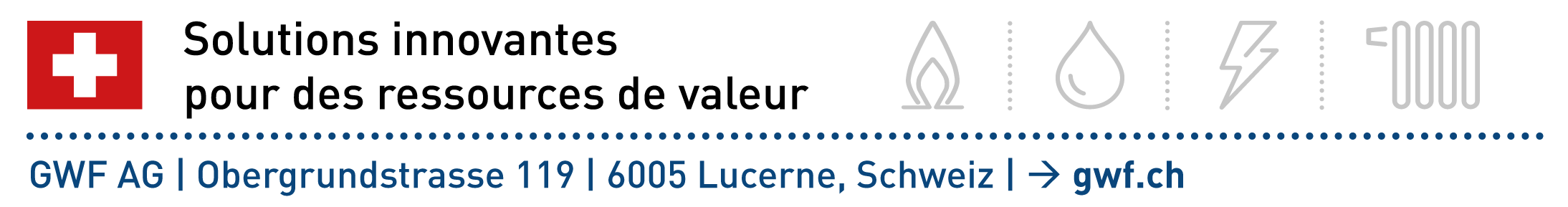 GWF AG | Obergrundstrasse 119 | 6005 Luzern, Schweiz | gwf.ch